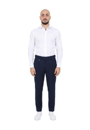 Pantaloni Blu Seinse