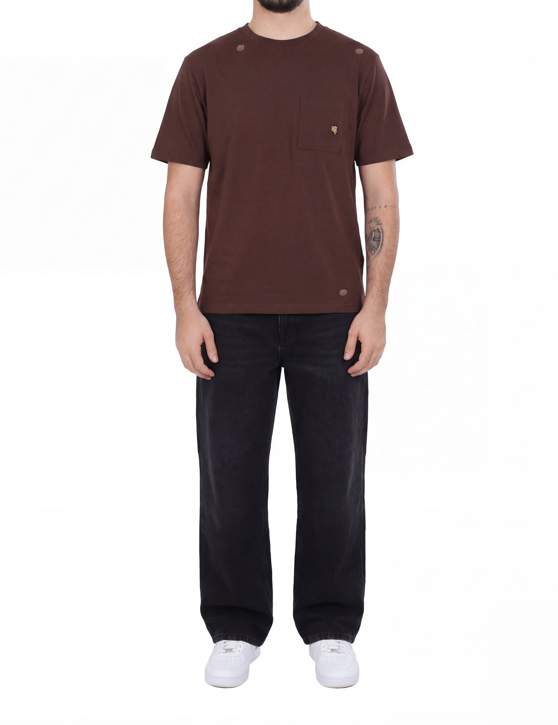T-shirt Marrone Sseinse