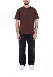 T-shirt Marrone Sseinse