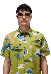 Camicie Verde Napapijri