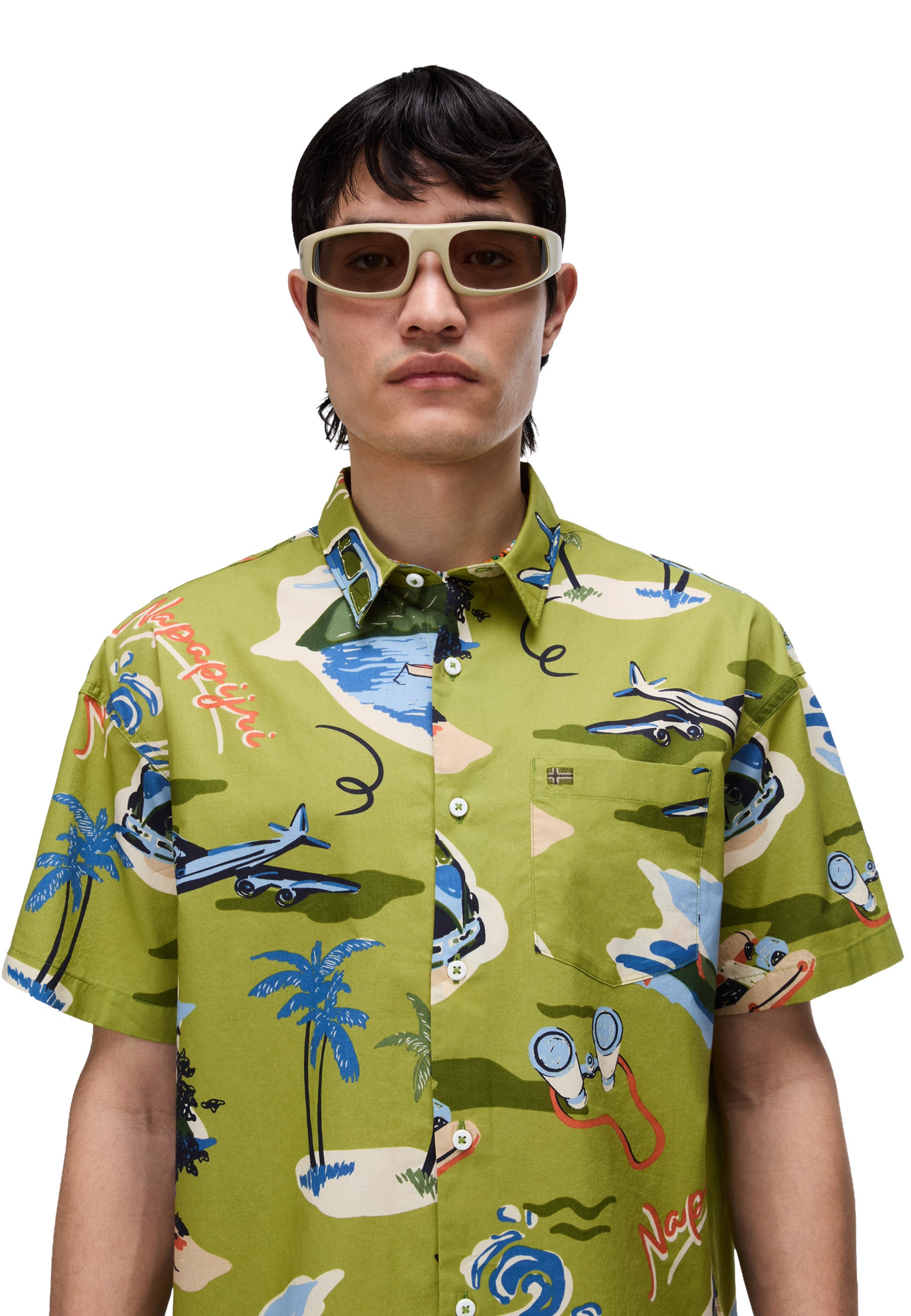 Camicie Verde Napapijri