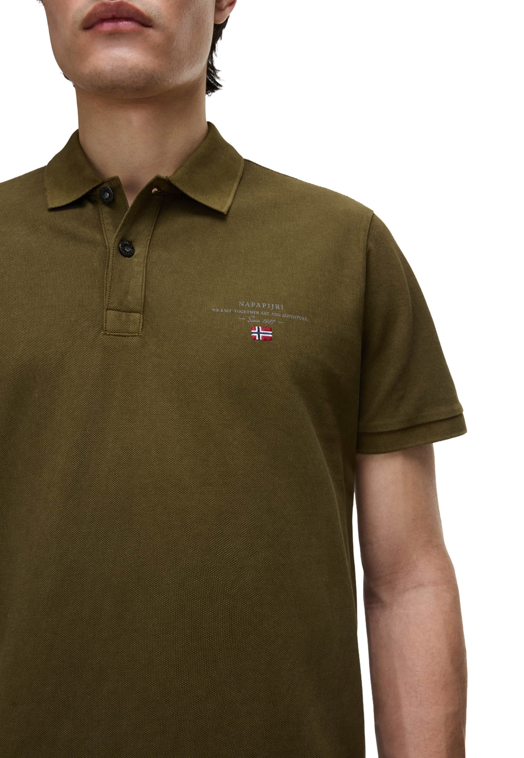 Polo Verde Militare Napapijri