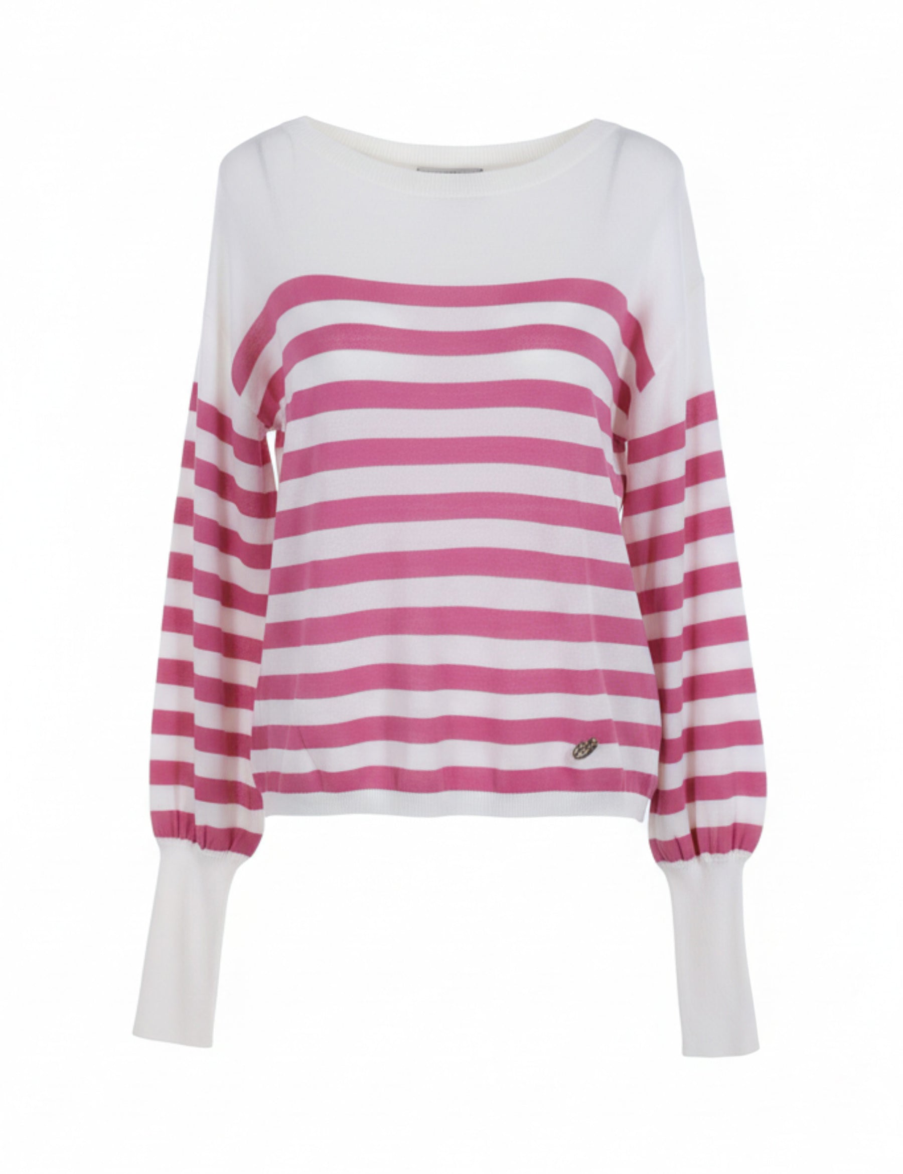 Maglioncini Rosa Bianco Yes-zee
