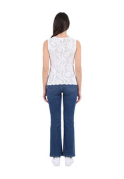 Top e canotte Bianco Yes-zee