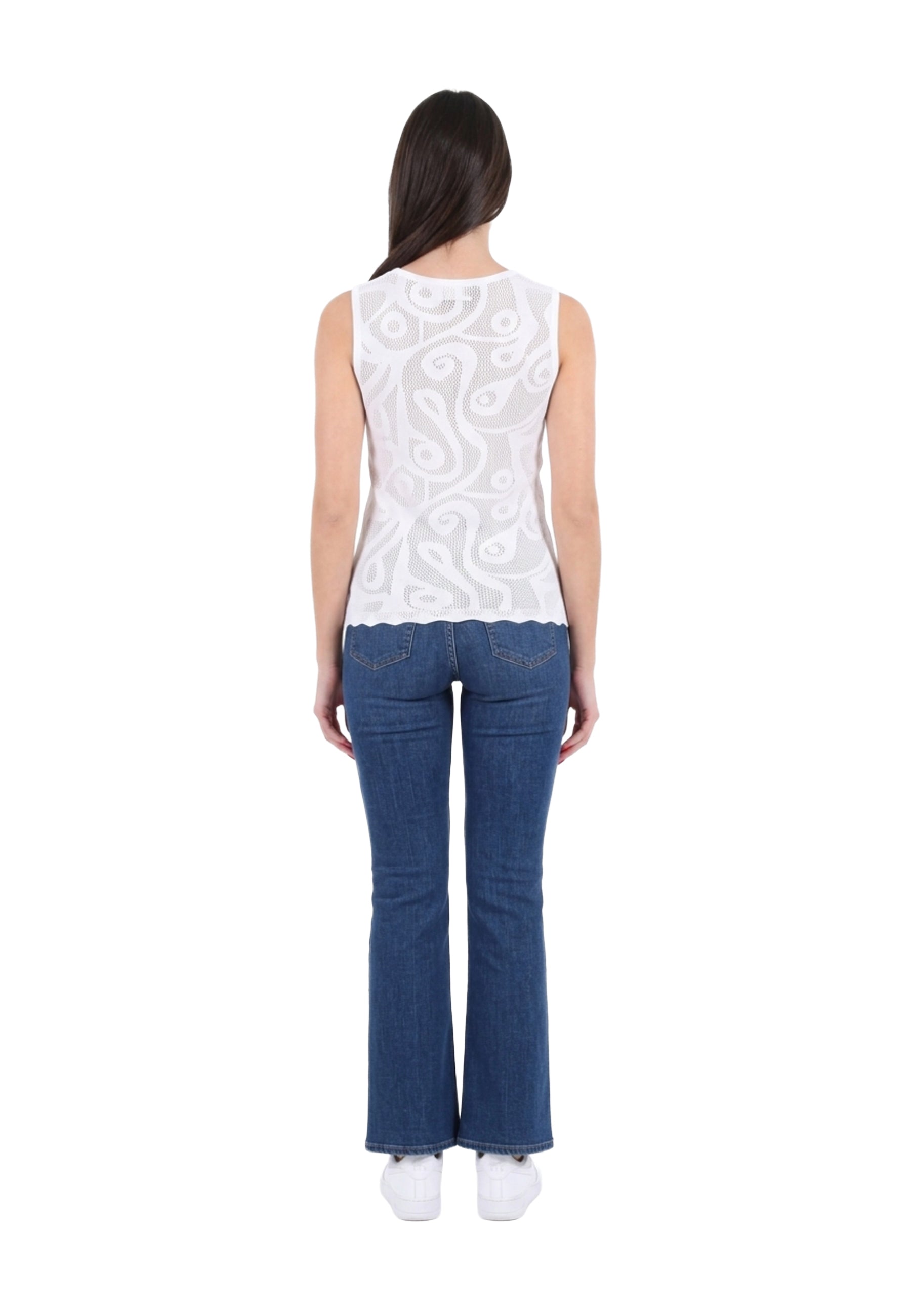 Top e canotte Bianco Yes-zee
