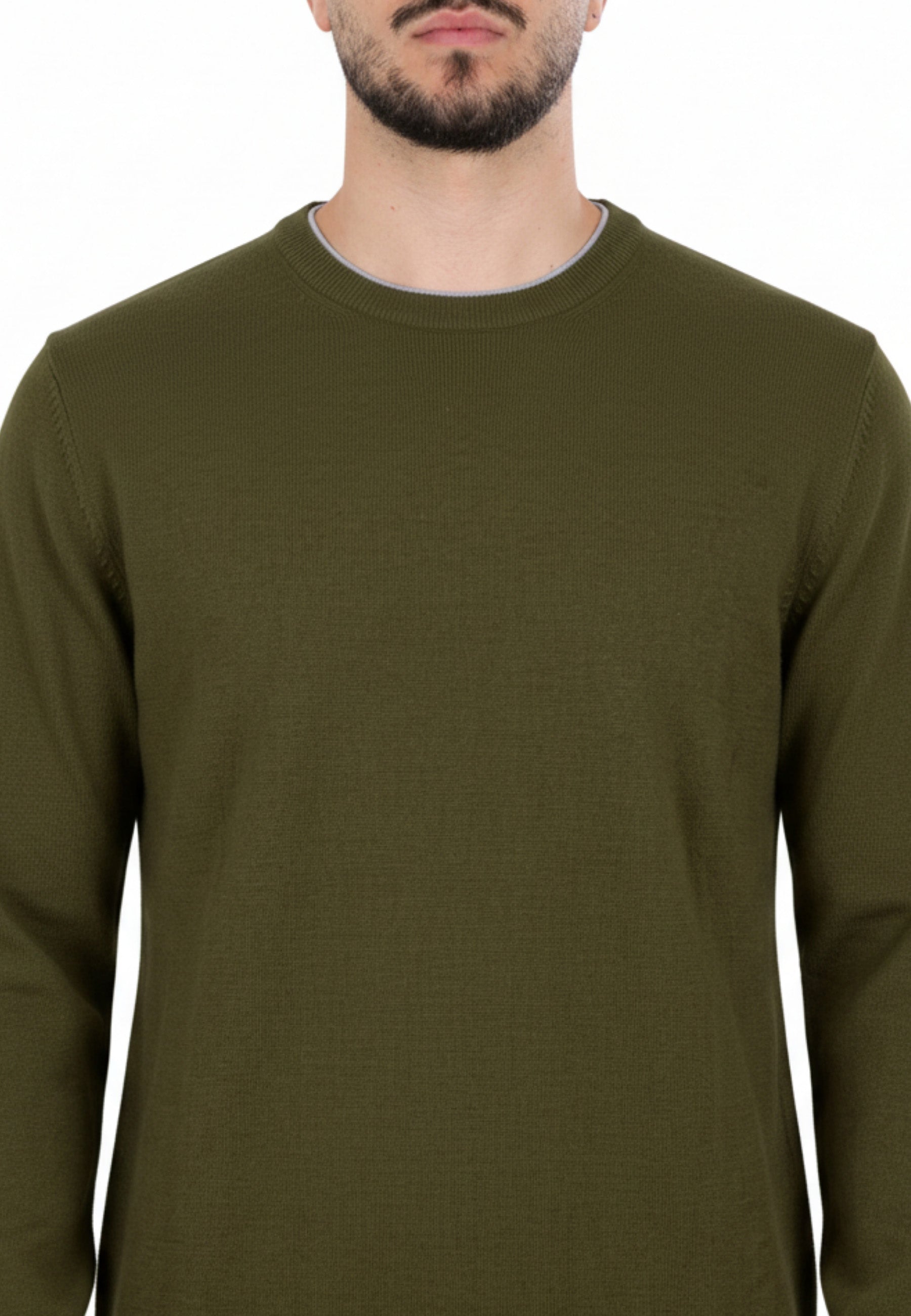 Maglioncini Verde Militare Yes-zee