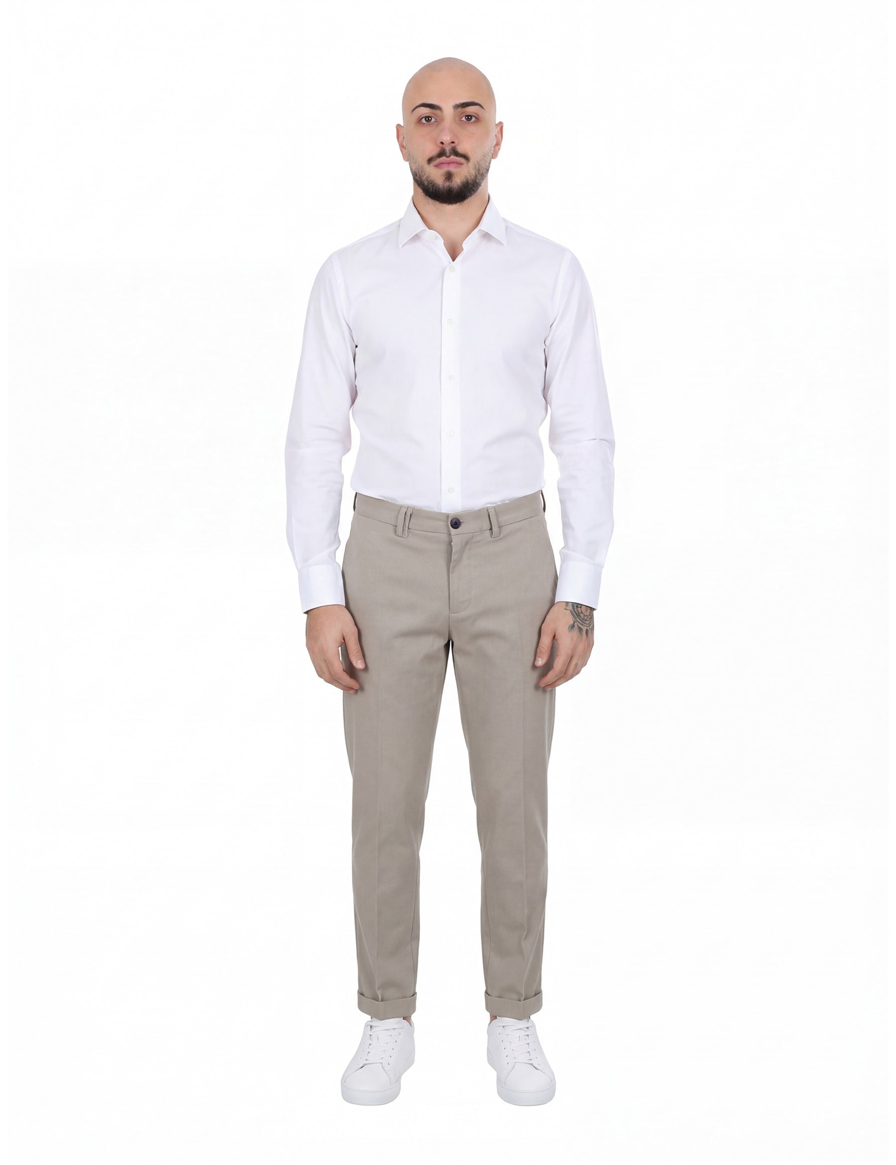 Pantaloni Grigio Chiaro Yes-zee