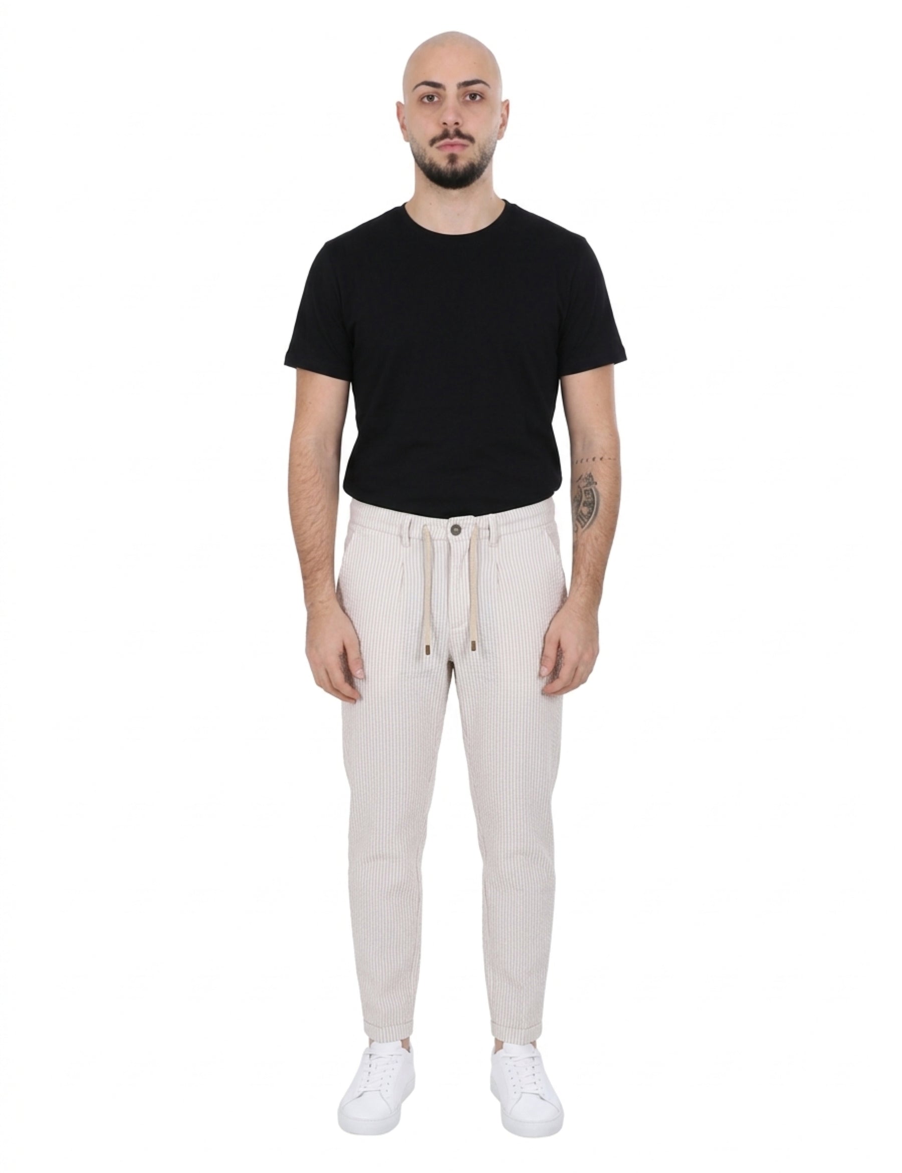 Pantaloni Beige Yes-zee