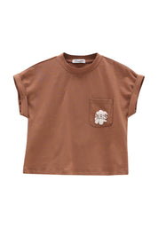 T-shirt Marrone Melby
