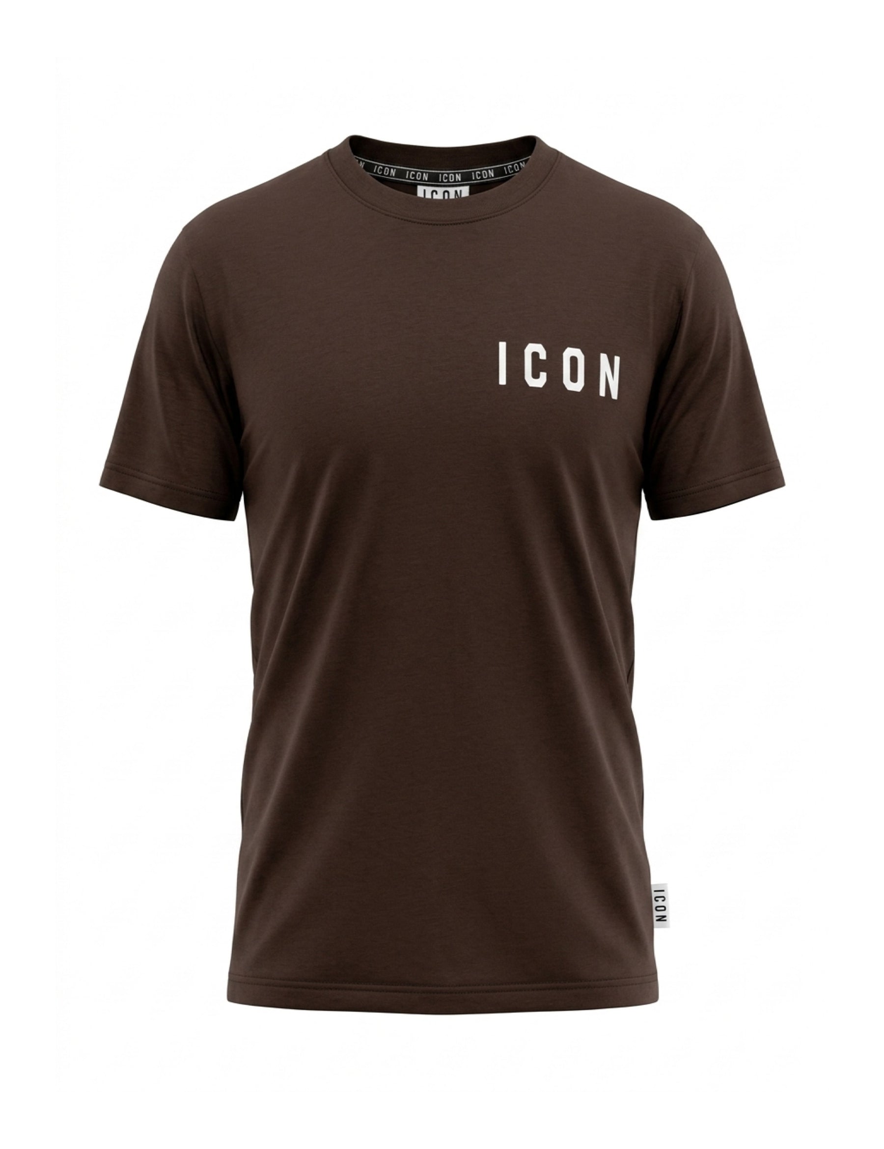 T-shirt Marrone Icon
