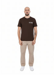 T-shirt Marrone Icon