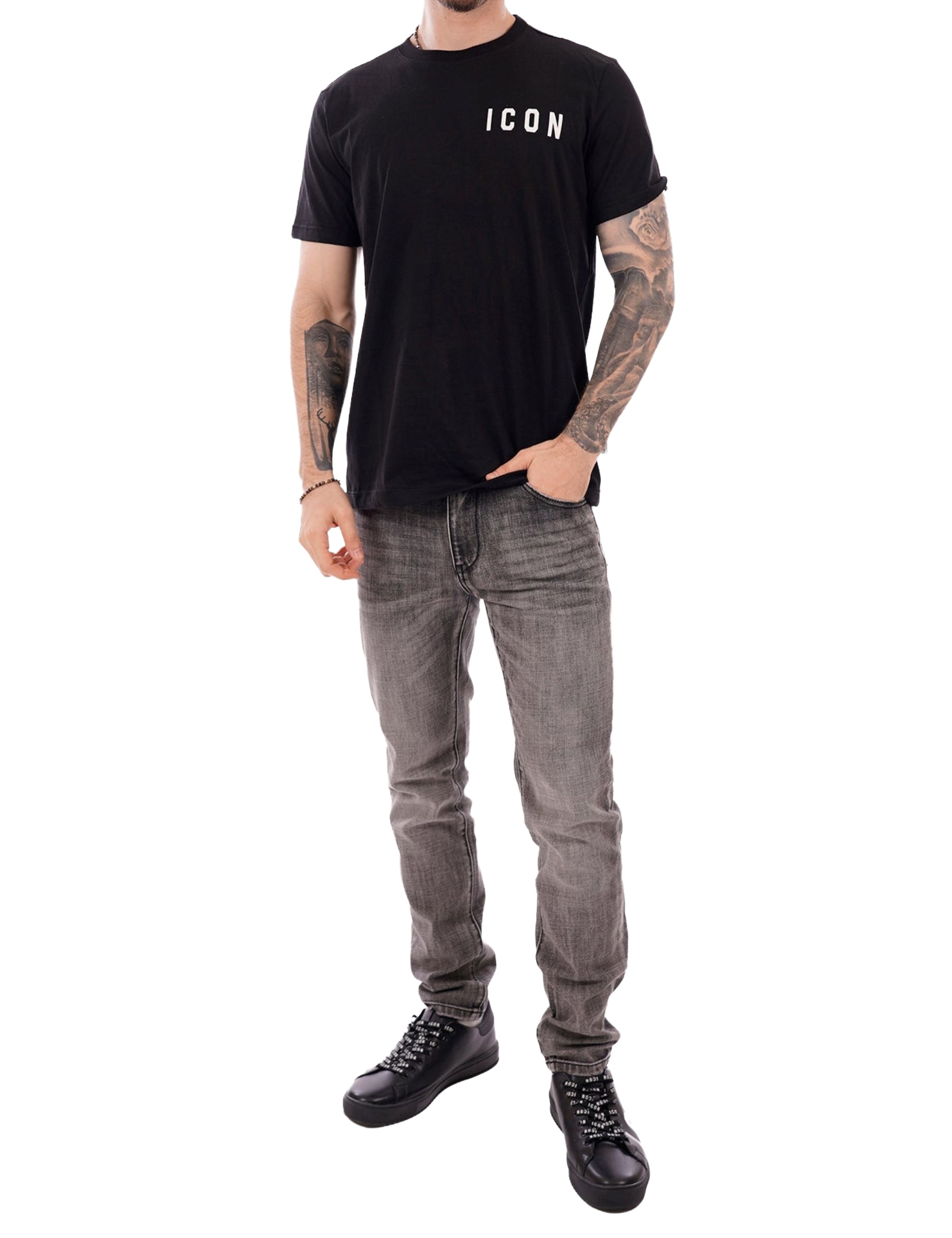 T-shirt Nero Icon