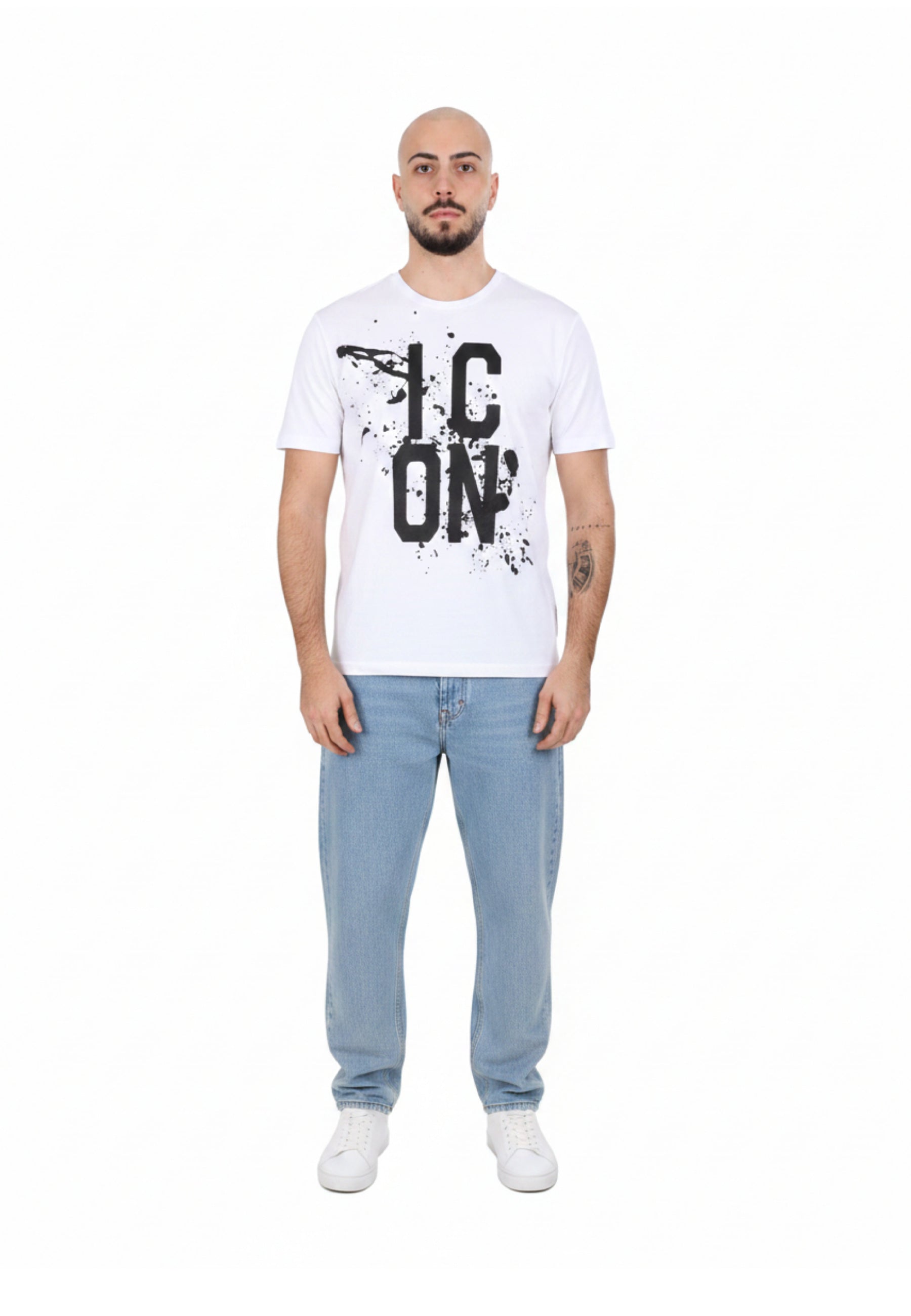 T-shirt Bianco Icon