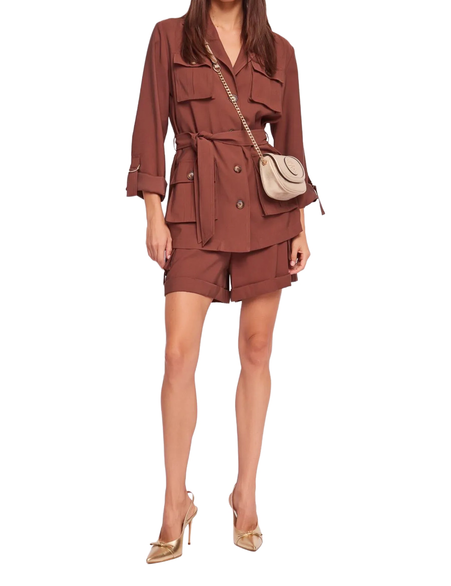 Shorts Marrone Gaudi