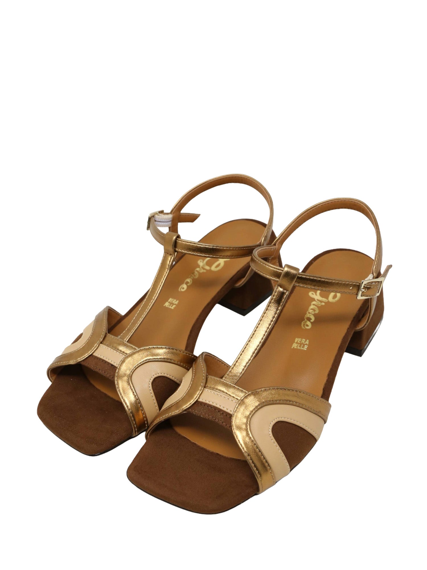 Sandali tacco Marrone Grace Shoes