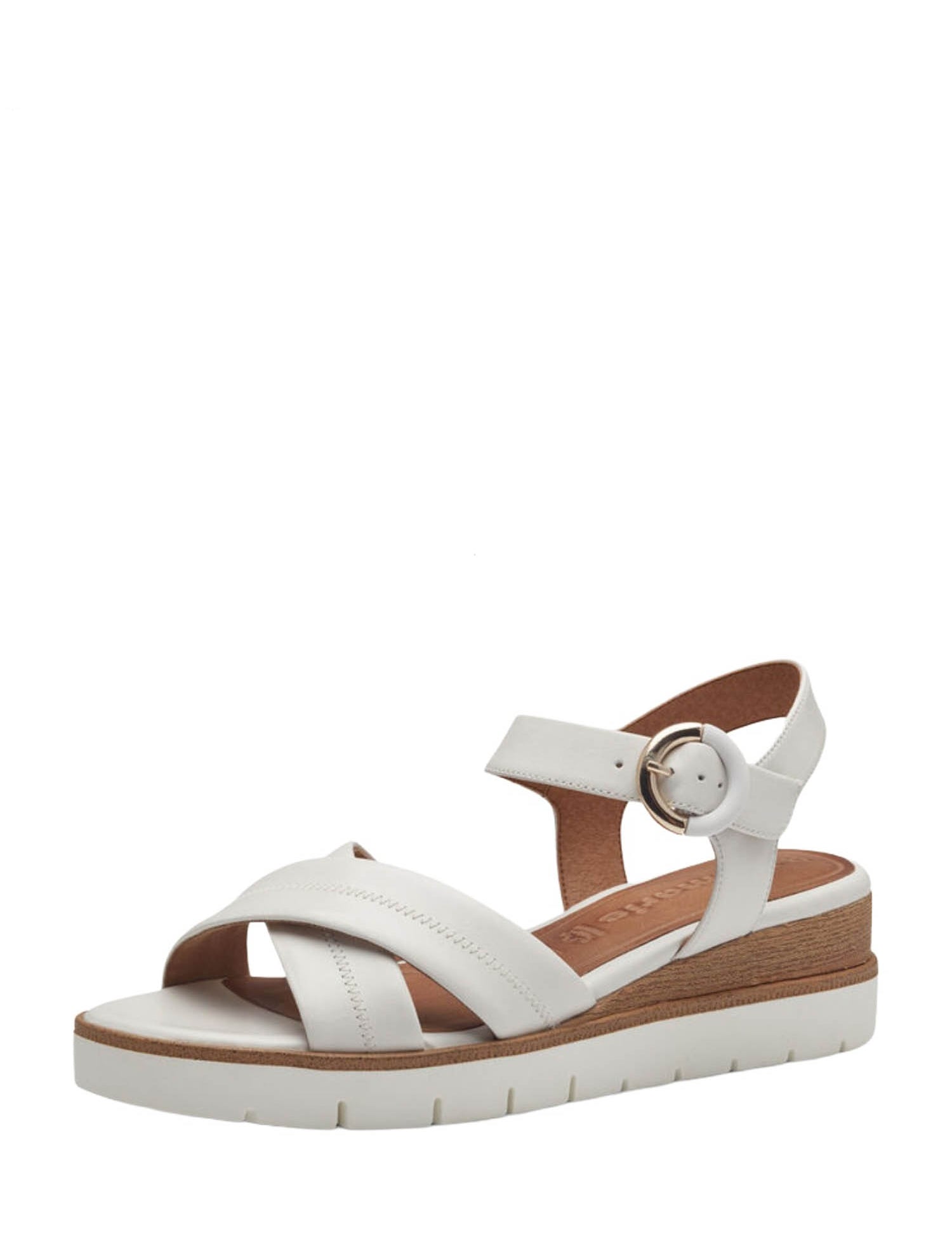 Sandali zeppa Bianco Tamaris