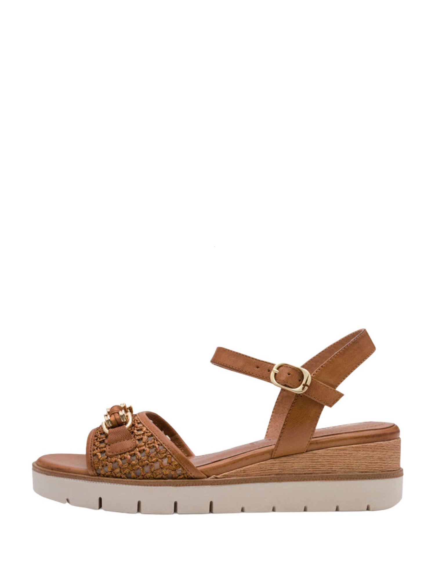 Sandali zeppa Marrone Tamaris