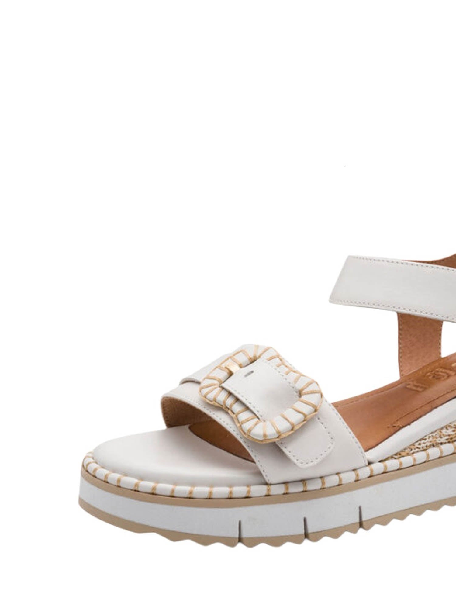 Sandali zeppa Bianco Tamaris