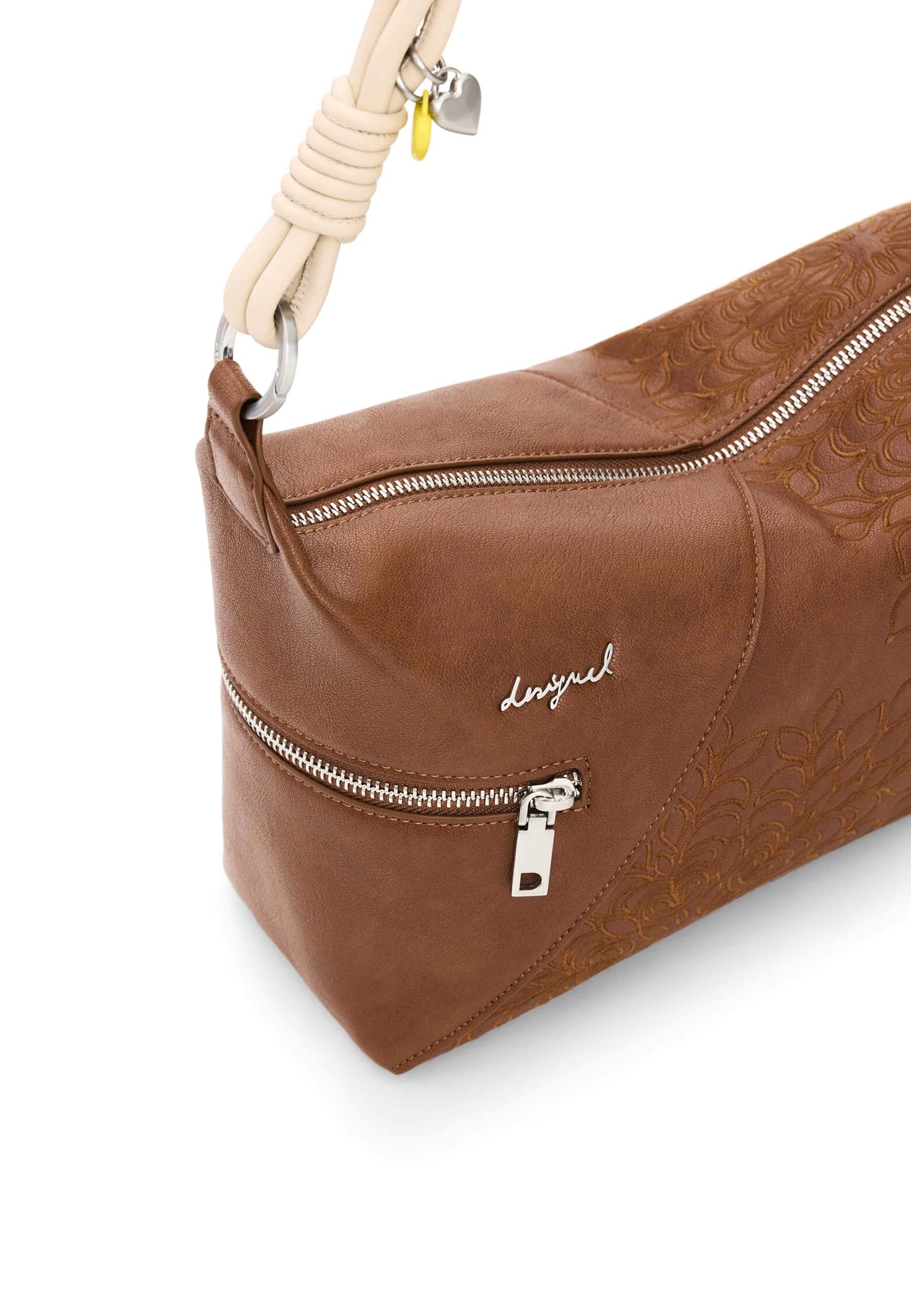 Borse a spalla Marrone Desigual