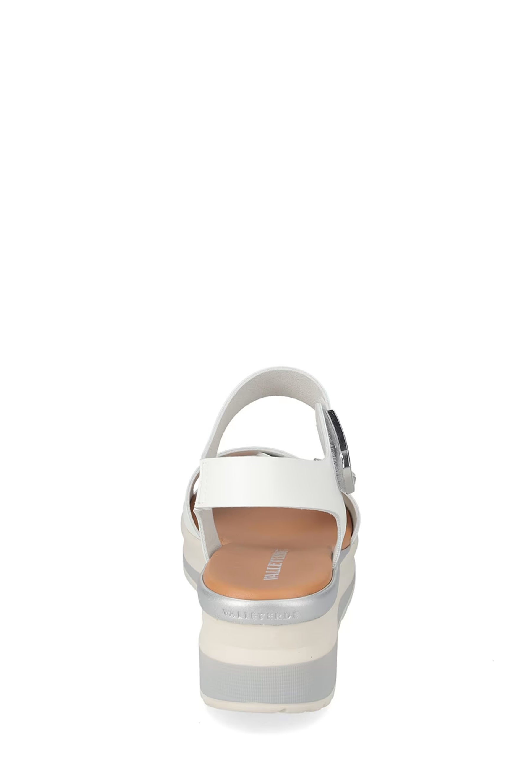 Sandali zeppa Bianco Valleverde