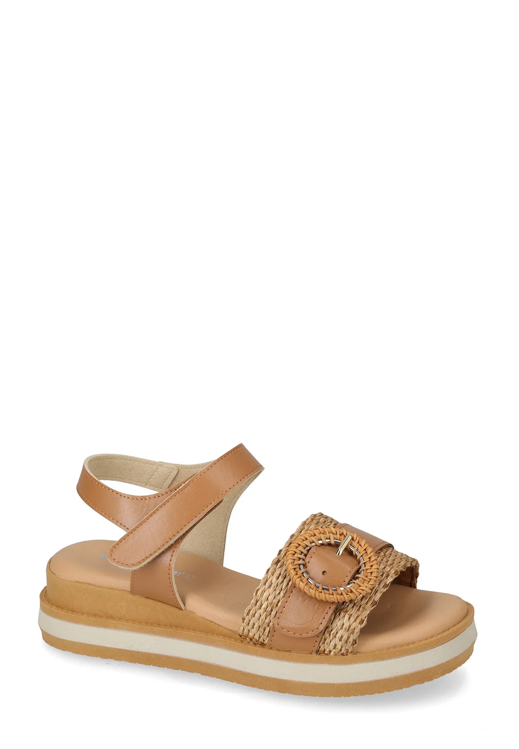 Sandali con strappi Marrone Valleverde
