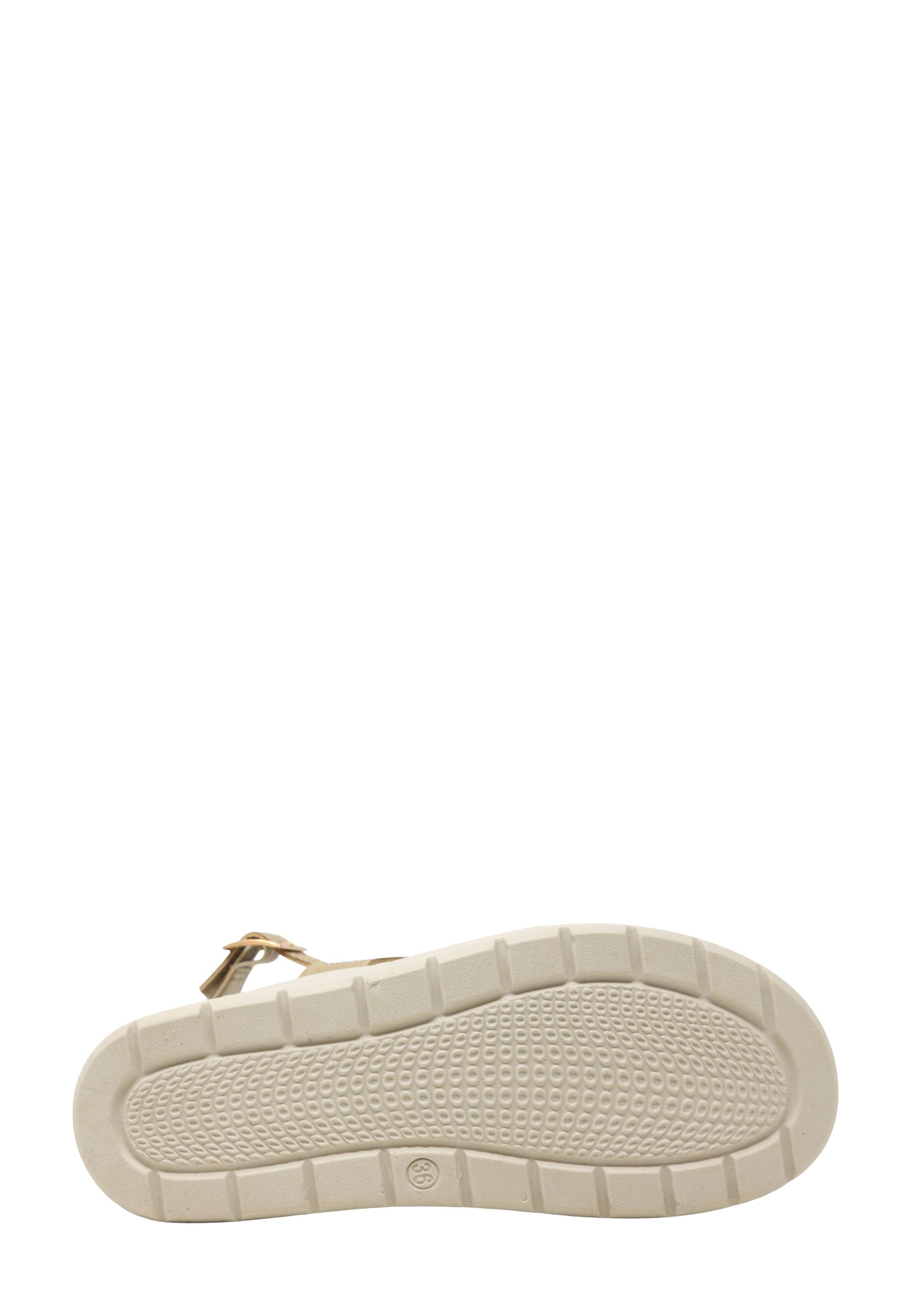 Sandali zeppa Beige Valleverde