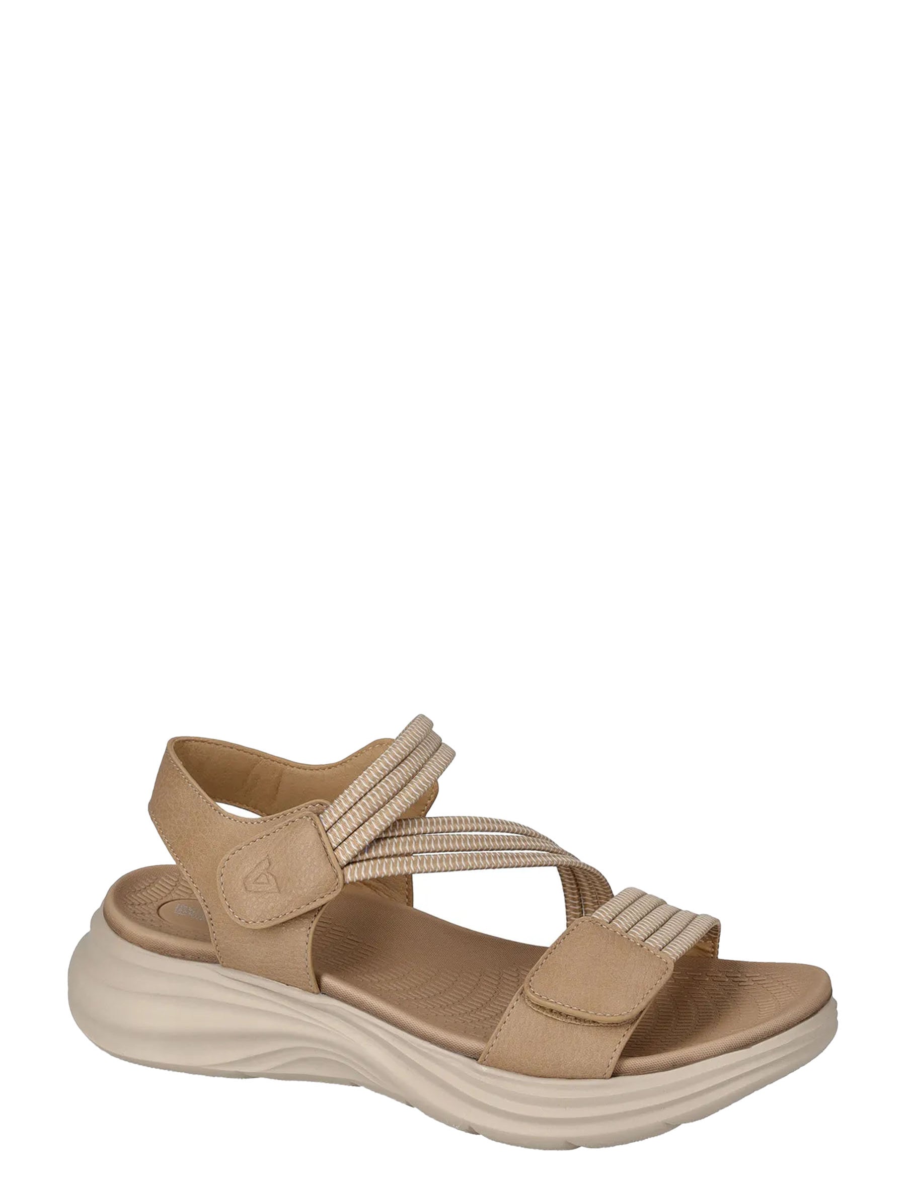 Sandali con strappi Beige Valleverde