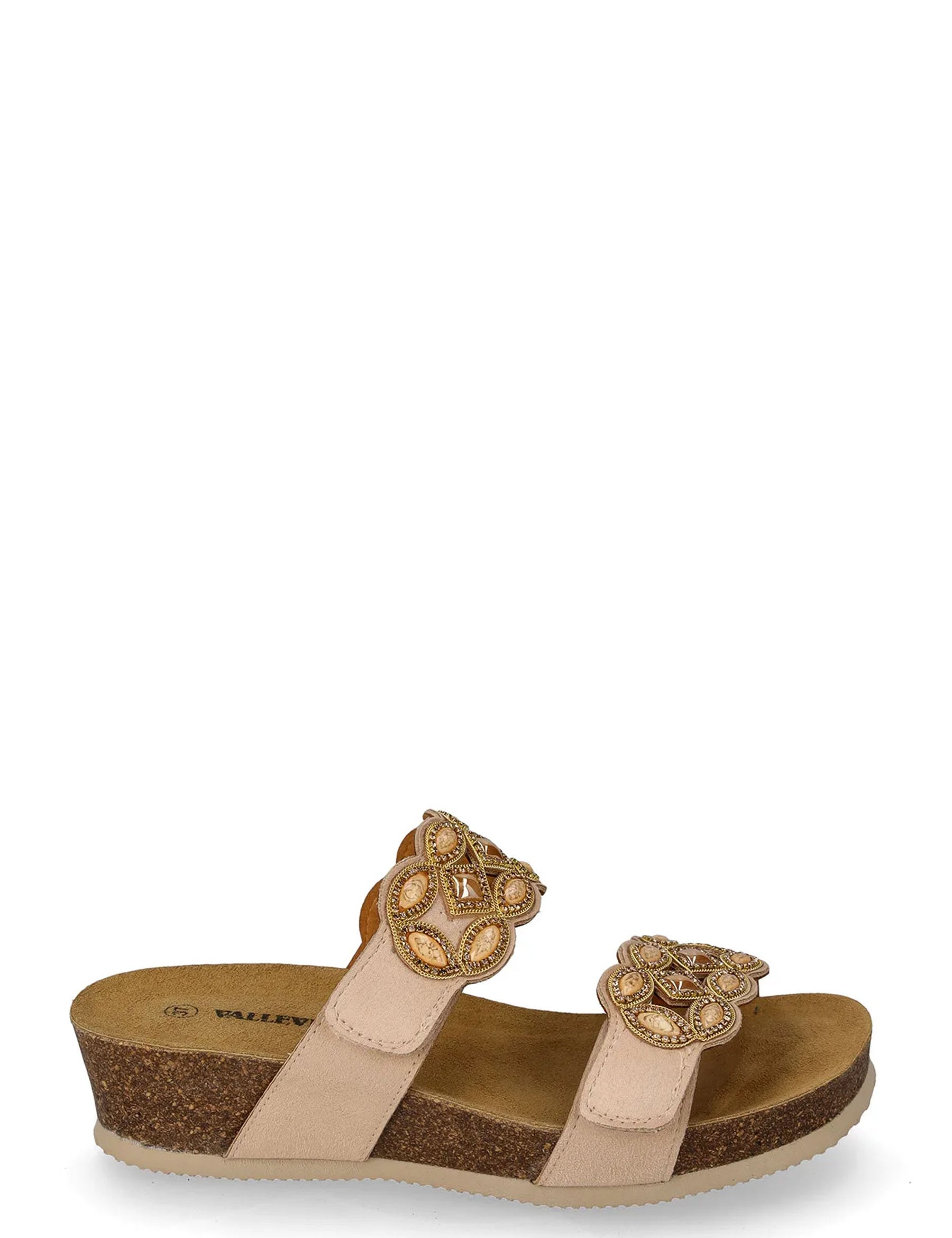 Sandali con strappi Rosa Valleverde