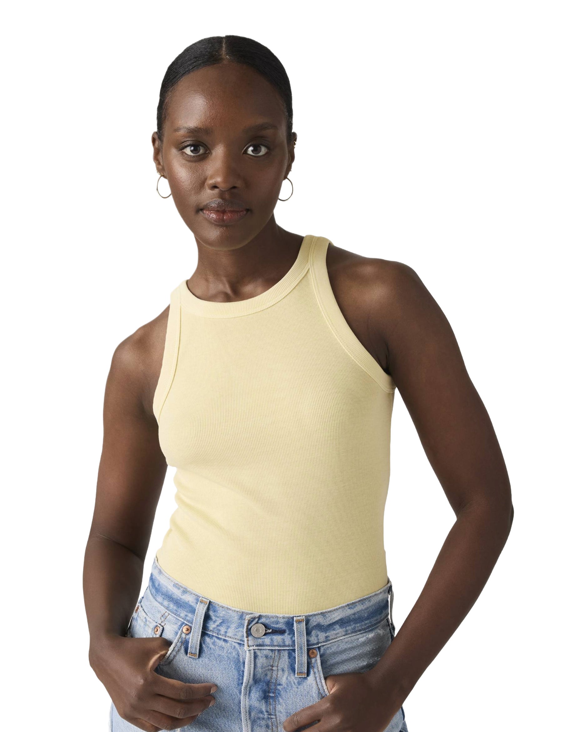 Top e canotte Giallo Levi's