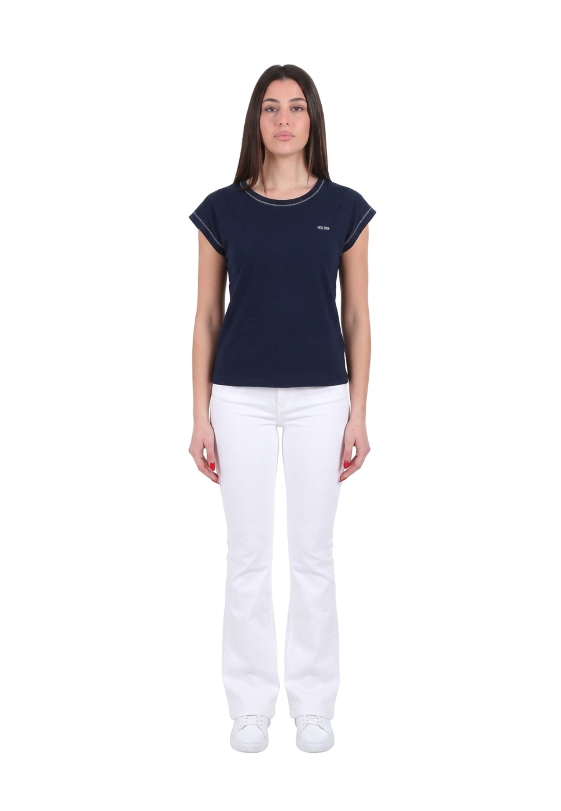 T-shirt Blu Scuro Yes-zee