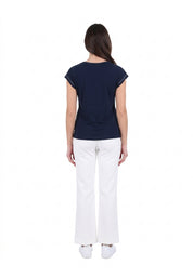 T-shirt Blu Scuro Yes-zee