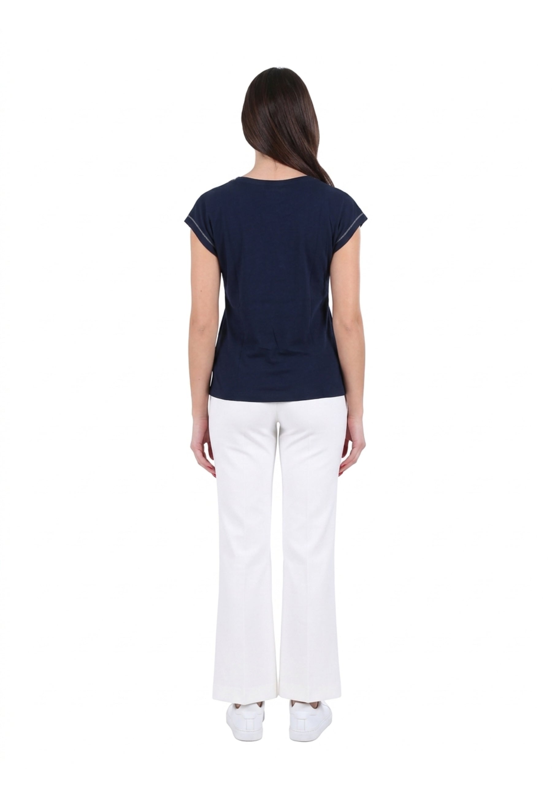 T-shirt Blu Scuro Yes-zee