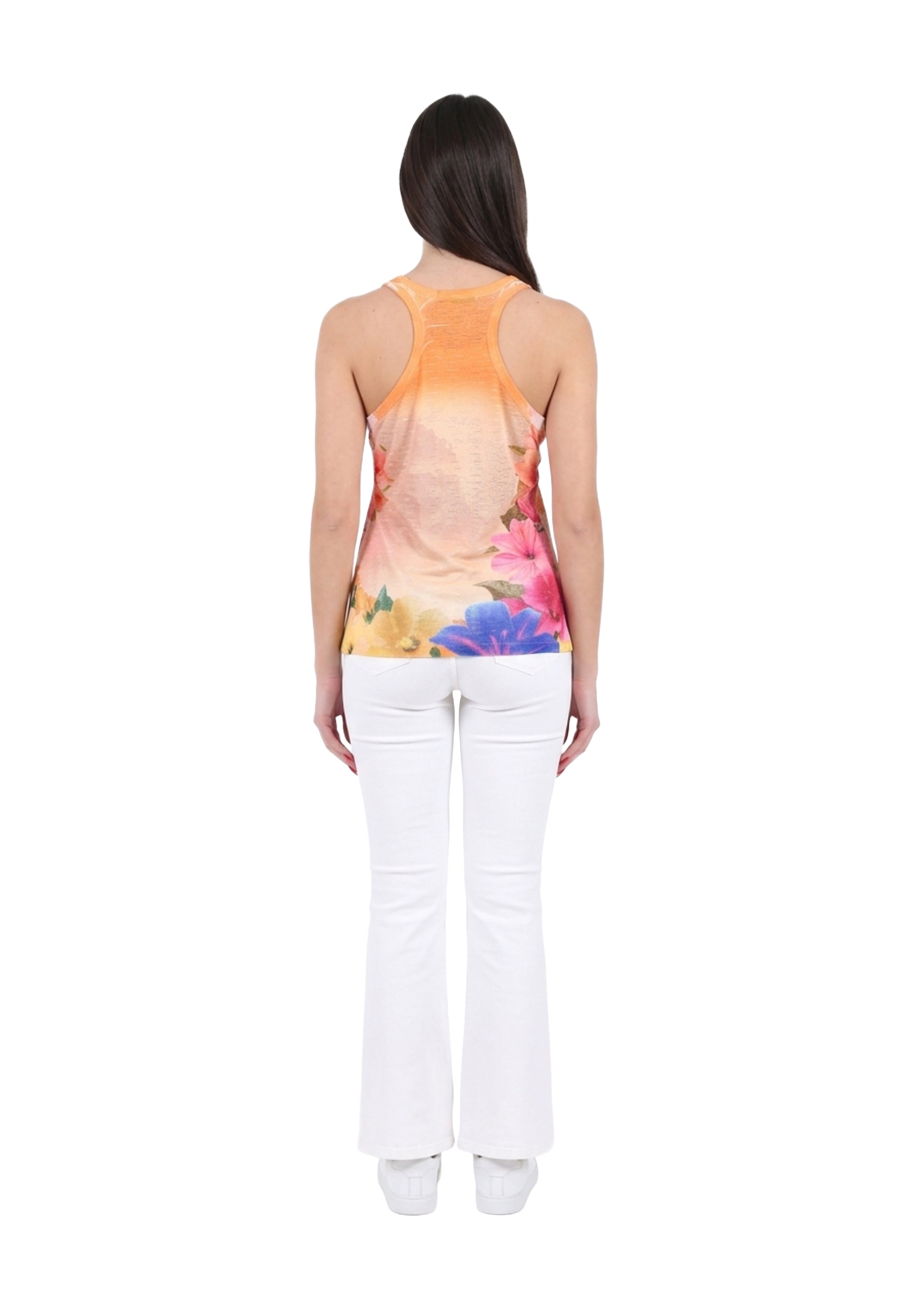 Top e canotte Arancio Yes-zee