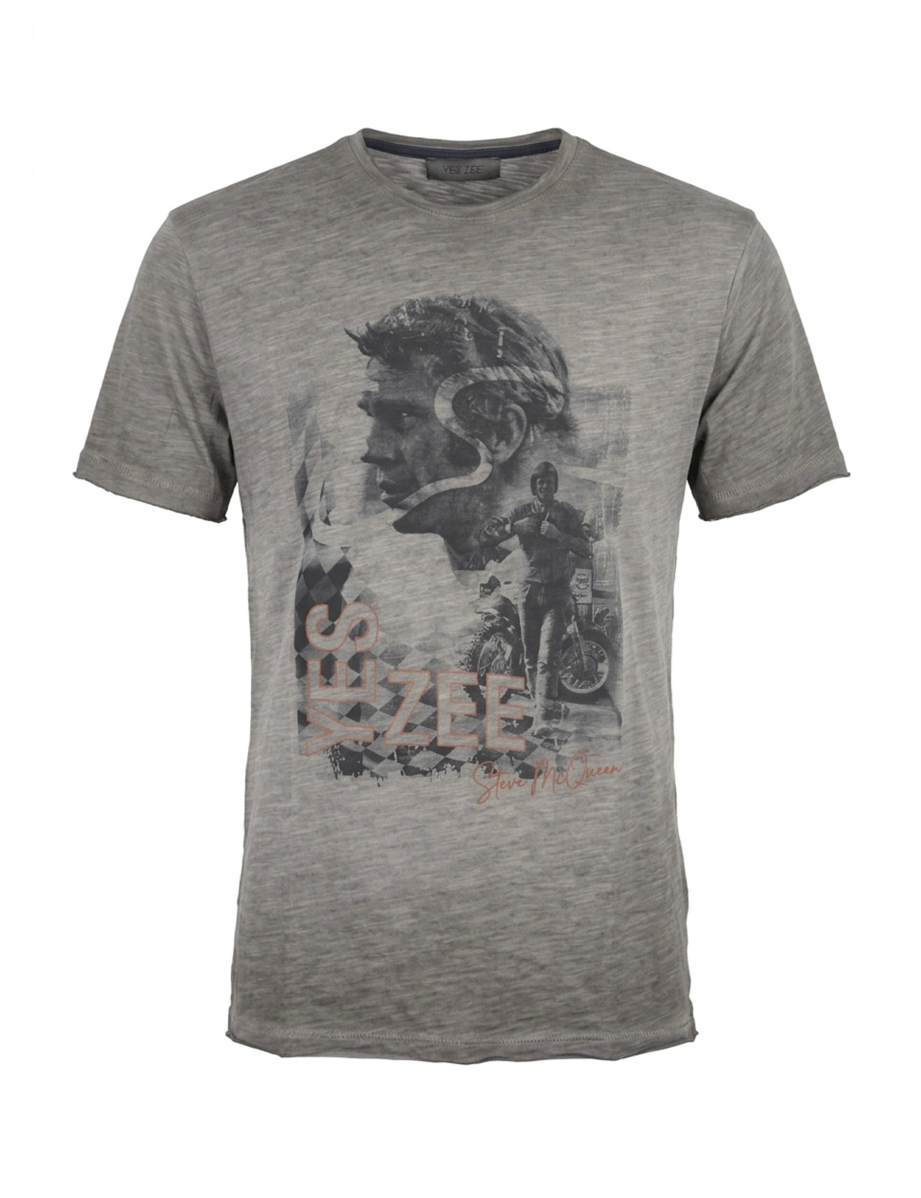 T-shirt Grigio Yes-zee