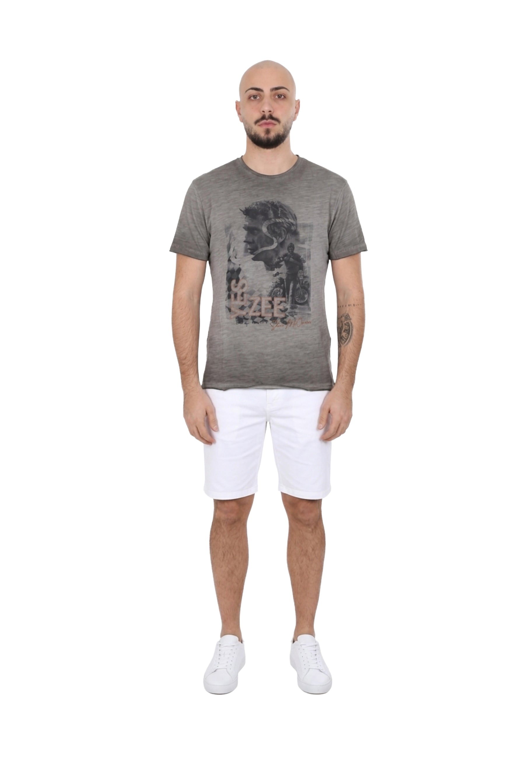 T-shirt Grigio Yes-zee