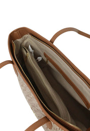 Shopper Marrone Beige By Byblos