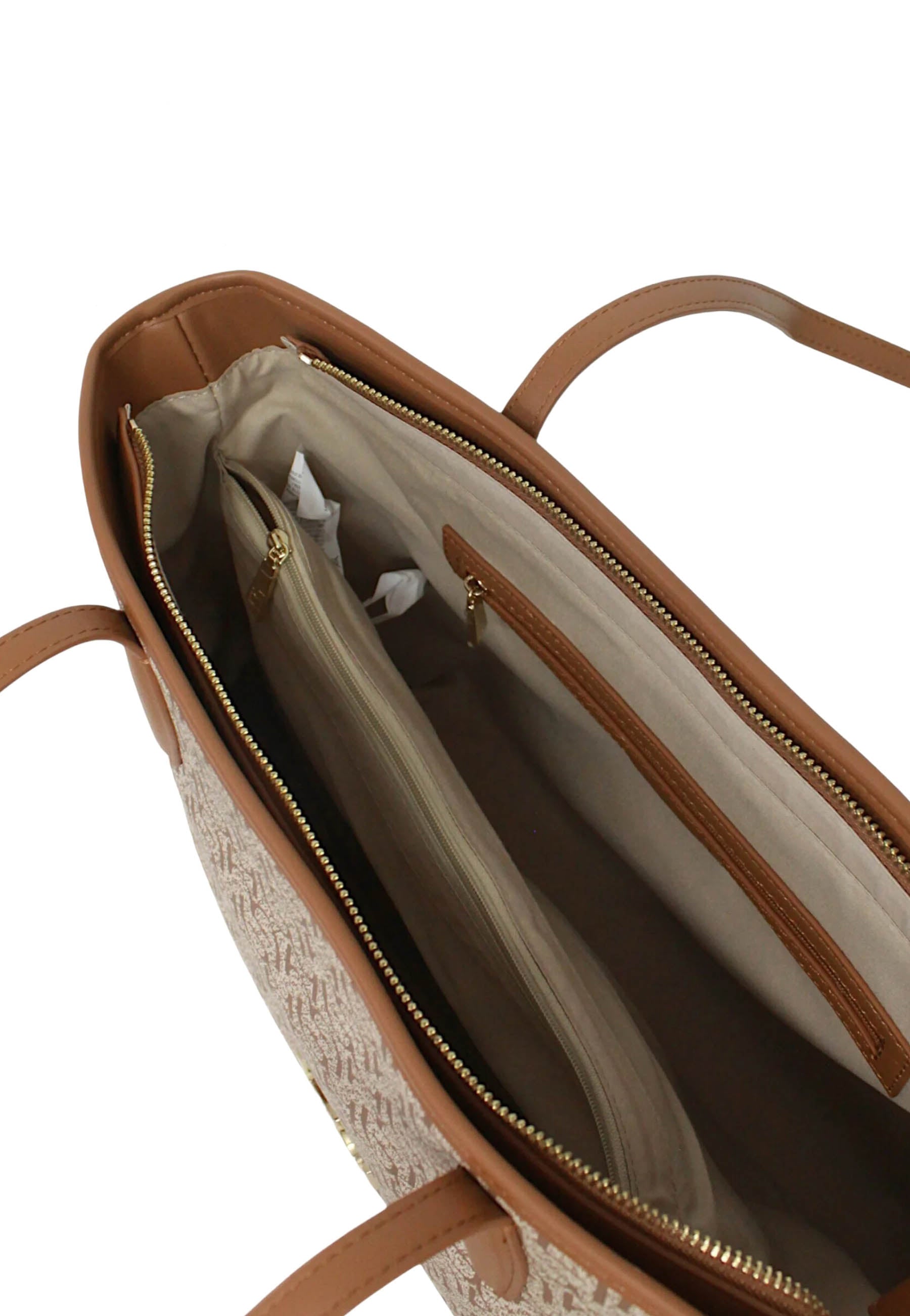 Shopper Marrone Beige By Byblos