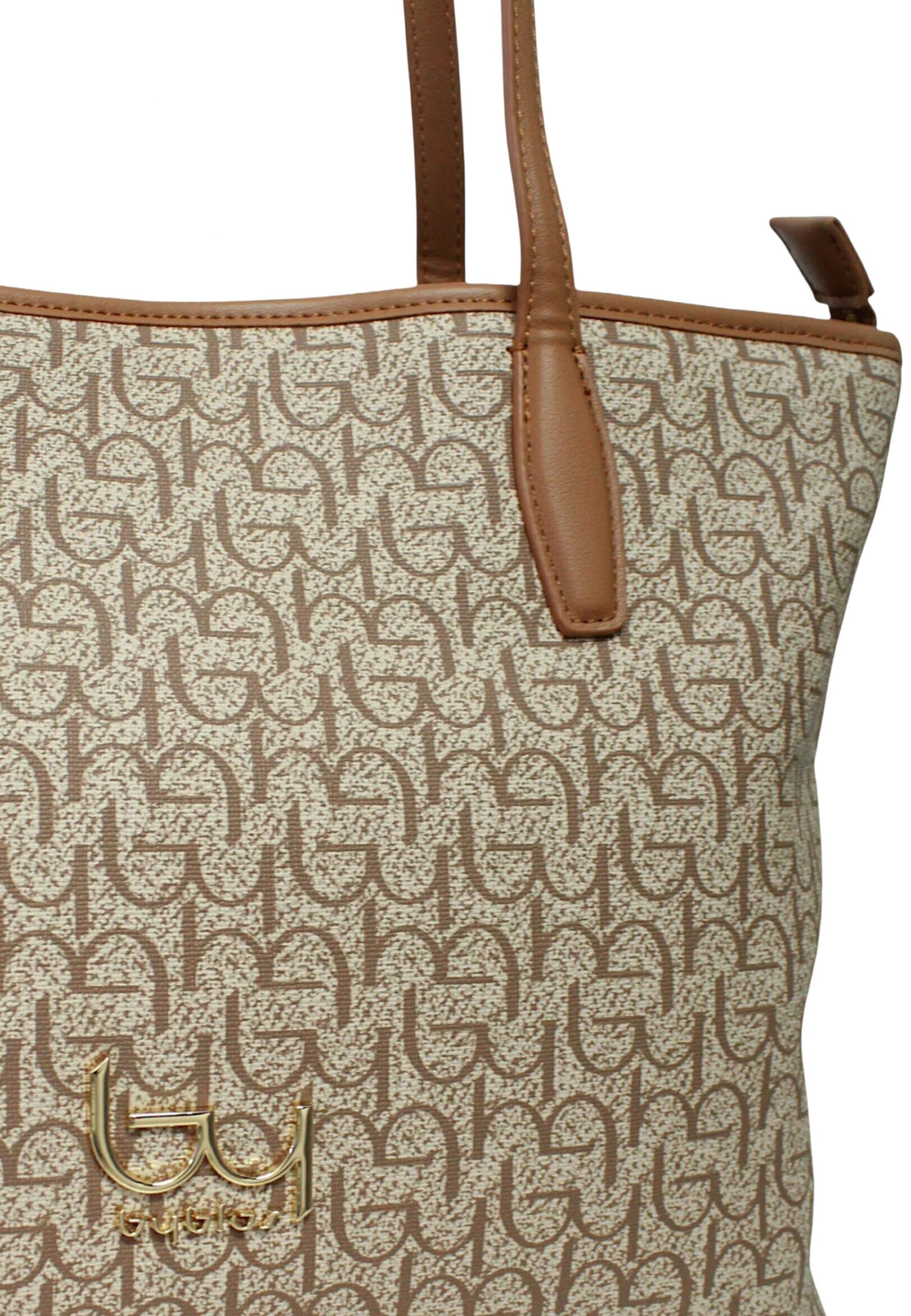 Shopper Marrone Beige By Byblos