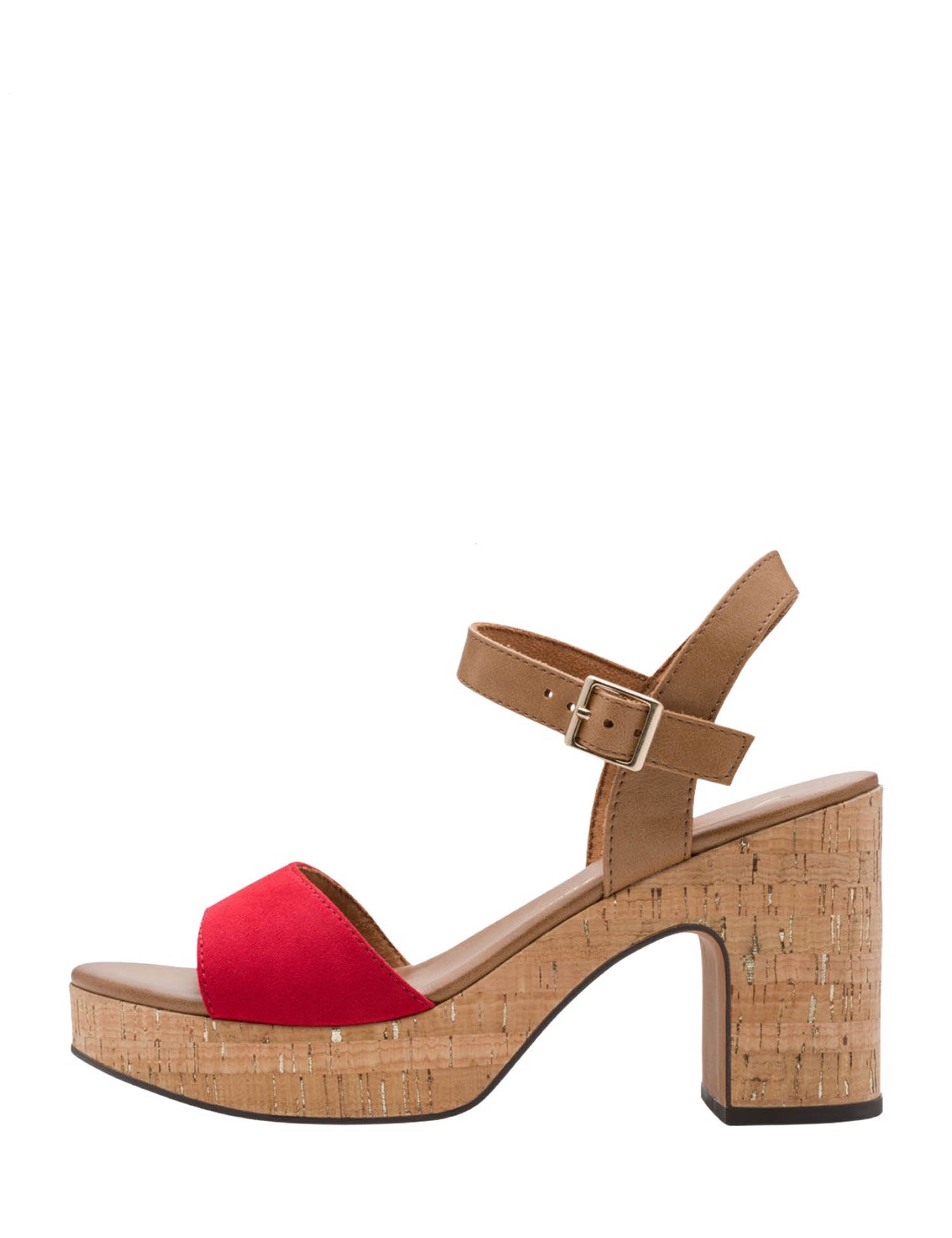 Sandali tacco Rosso Marco Tozzi