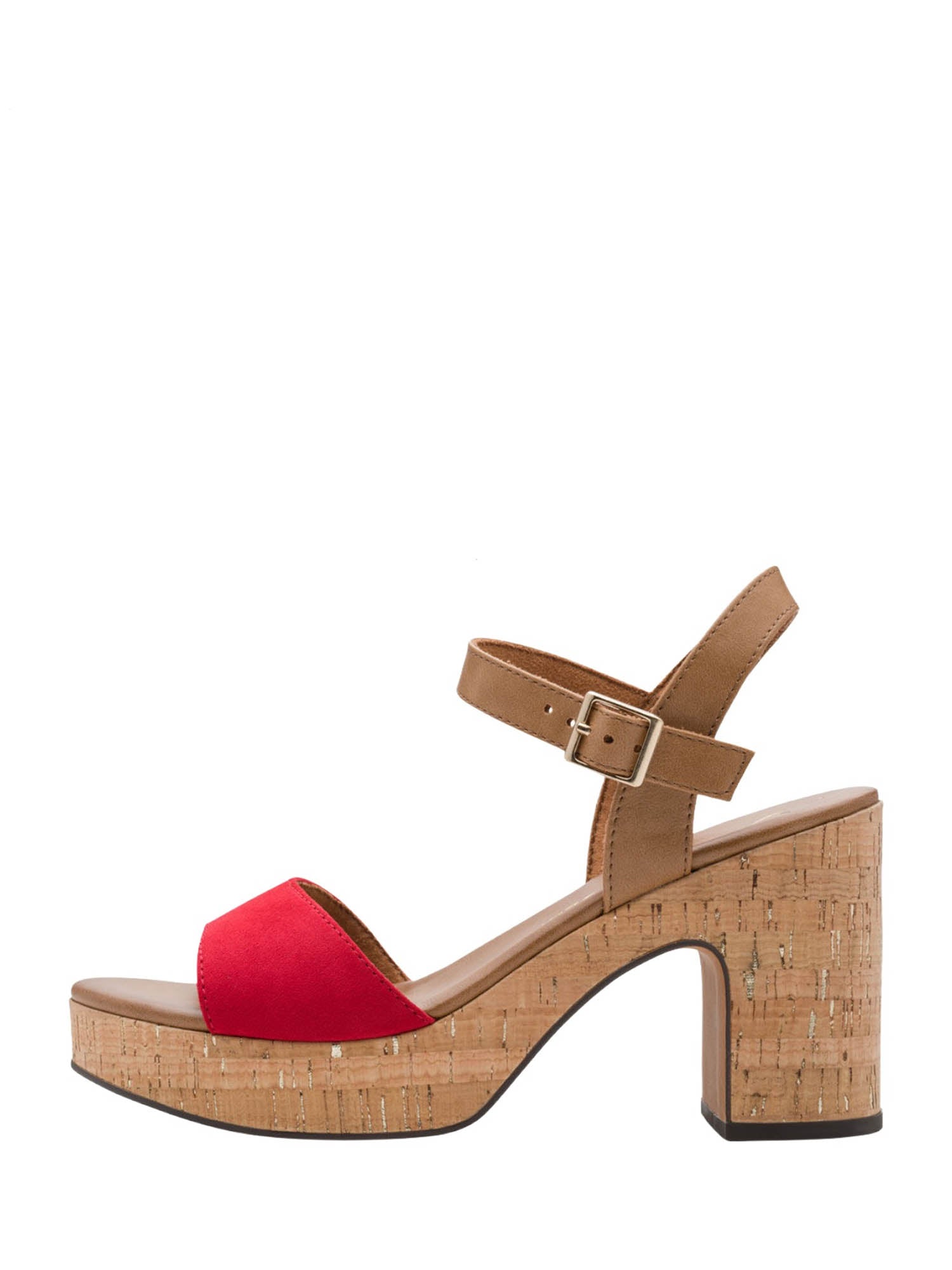 Sandali tacco Rosso Marco Tozzi
