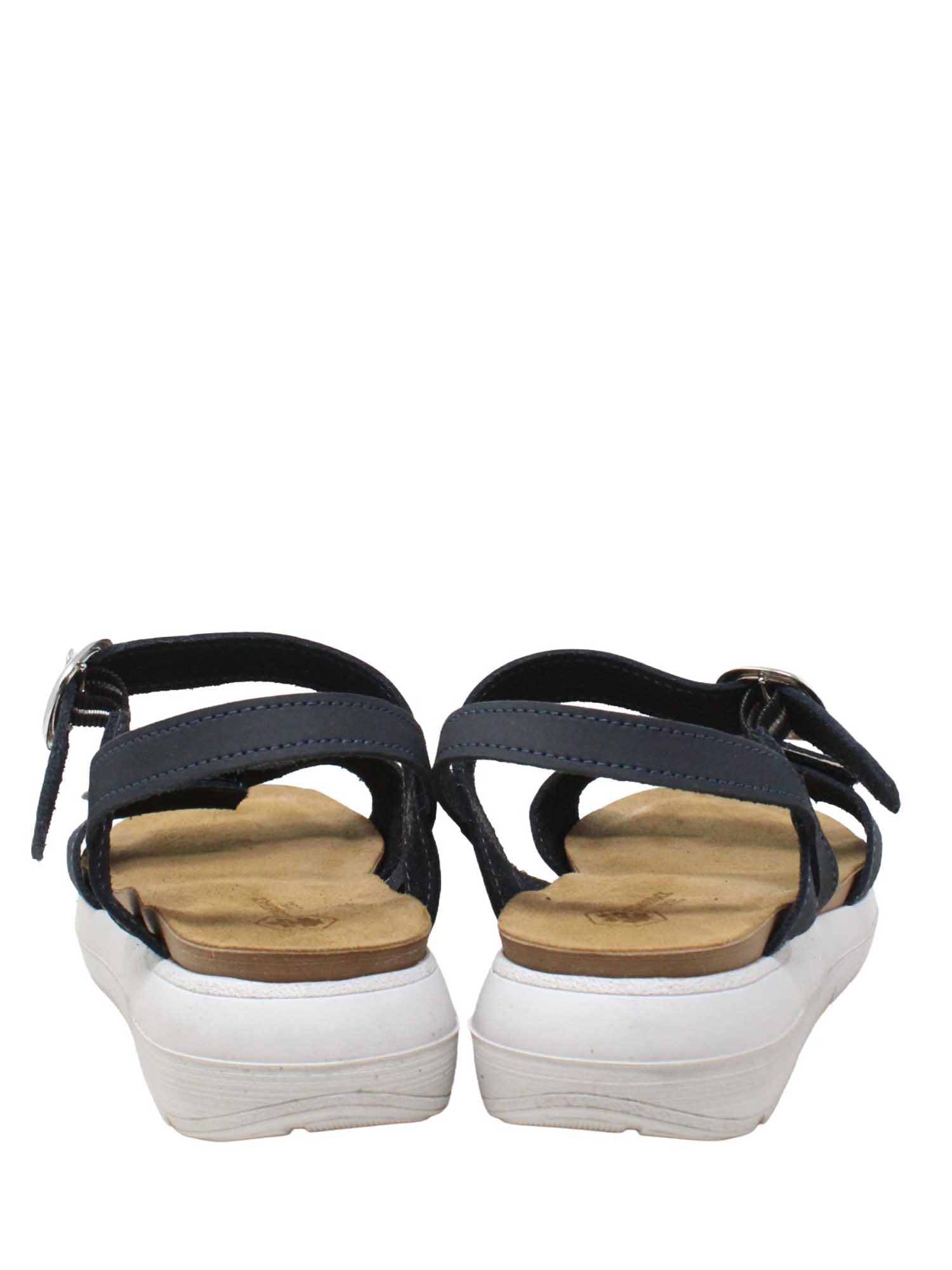 Sandali zeppa Blu Lumberjack