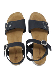 Sandali zeppa Blu Lumberjack