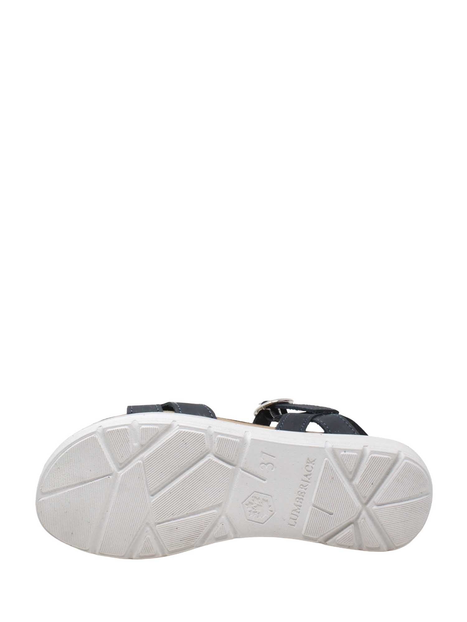 Sandali zeppa Blu Lumberjack