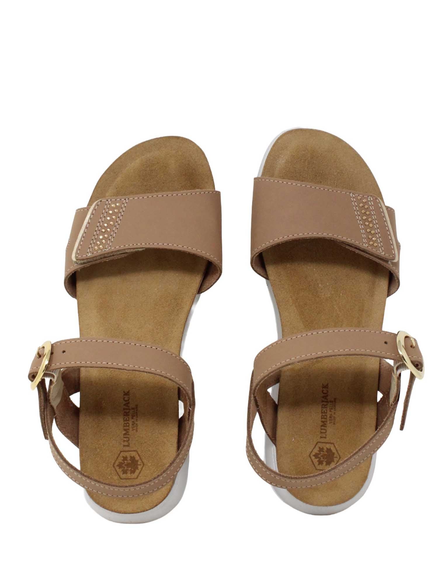 Sandali zeppa Marrone Lumberjack