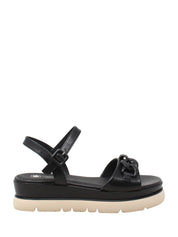 Sandali zeppa Nero Lumberjack