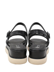 Sandali zeppa Nero Lumberjack