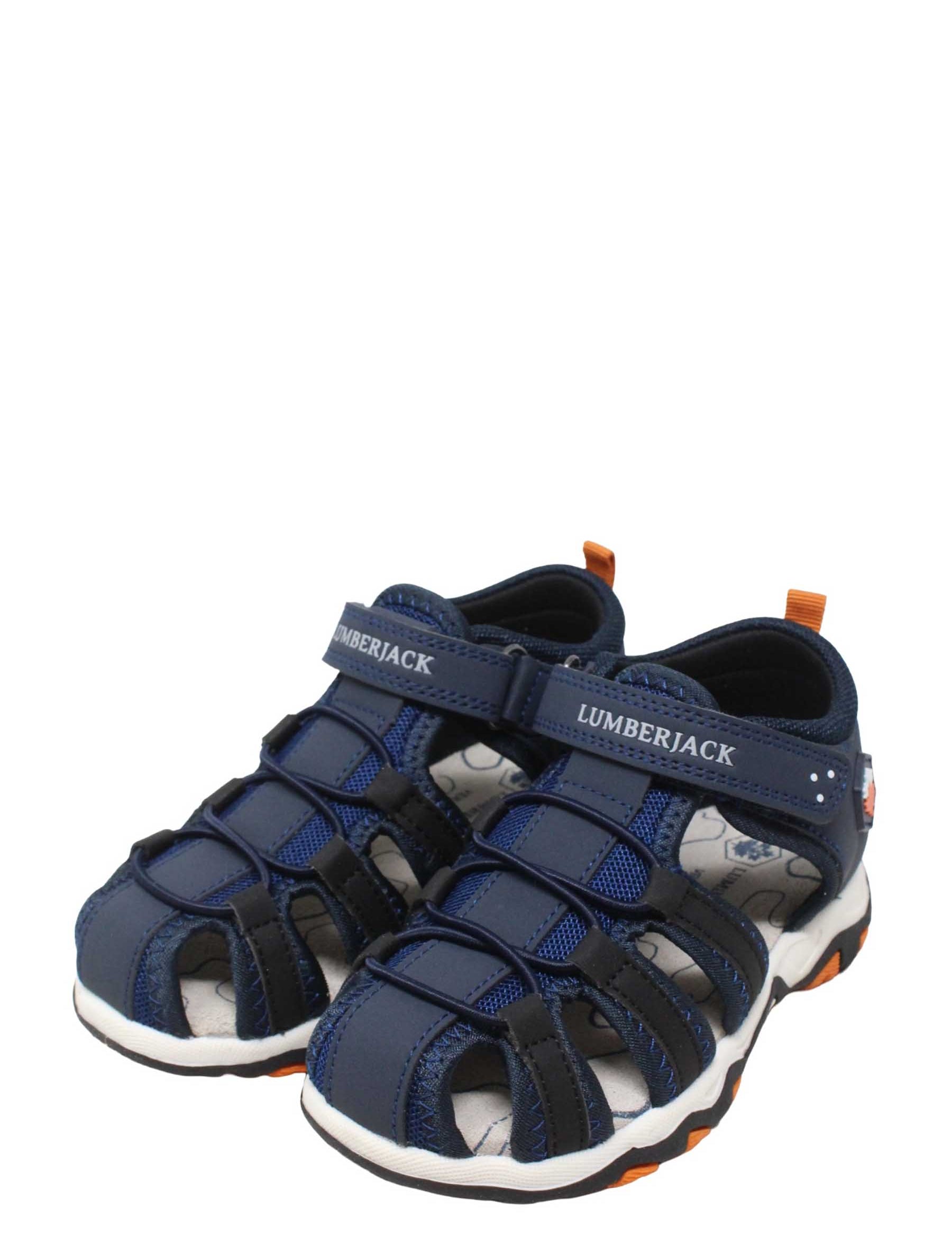 Sandali con strappi Blu Lumberjack