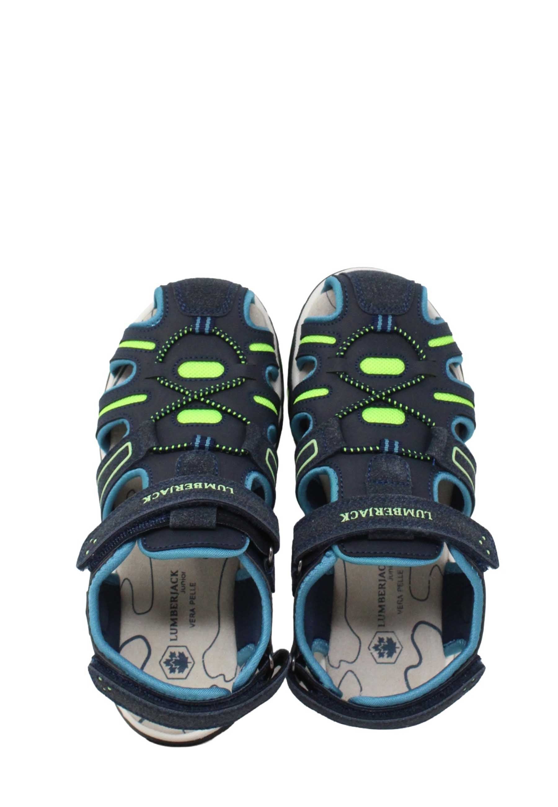Sandali con strappi Blu Lumberjack