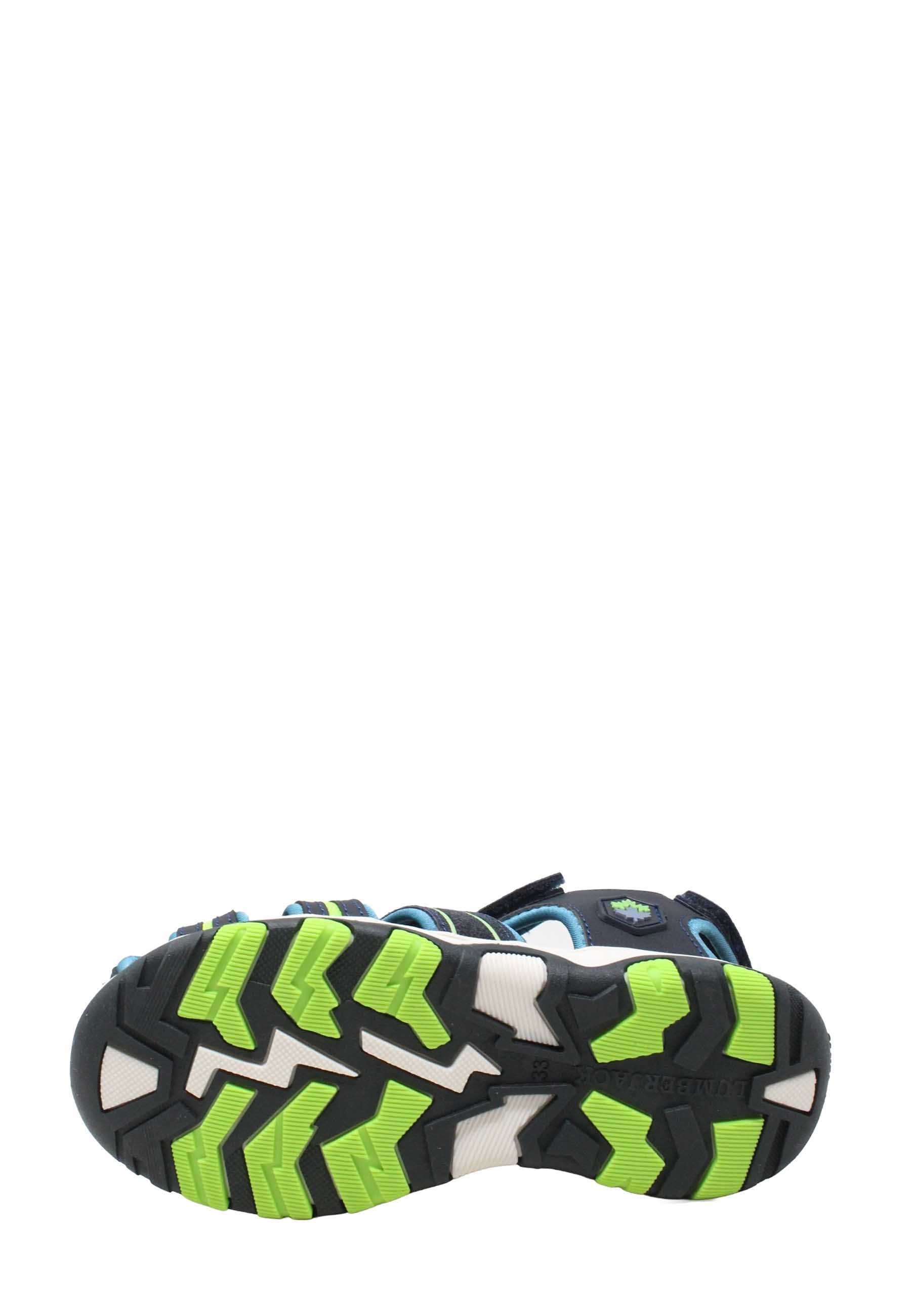 Sandali con strappi Blu Lumberjack