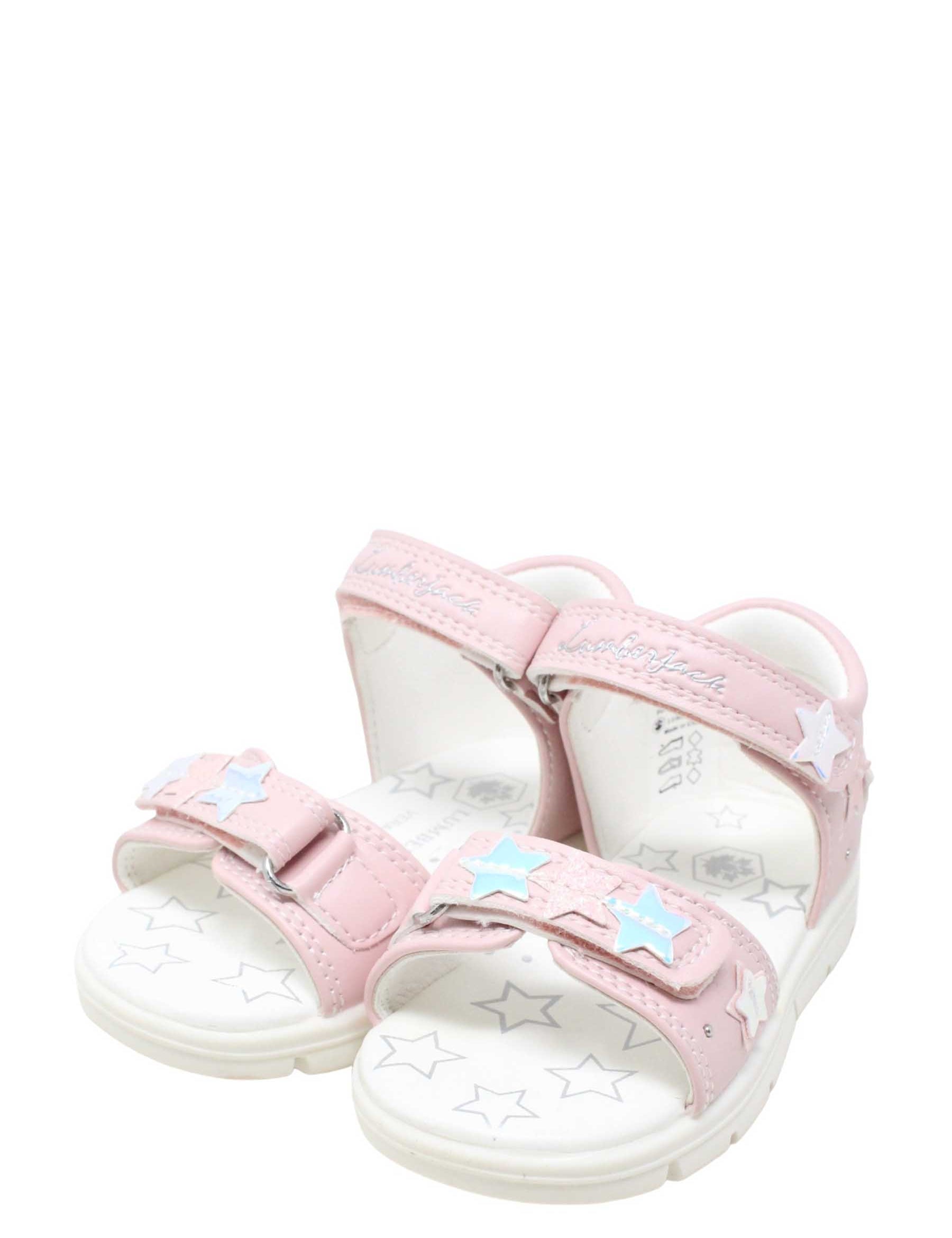Sandali con strappi Rosa Lumberjack